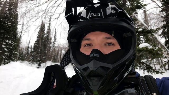 Путешествие на снегоходах в Шерегеш. Часть первая! смотреть онлайн