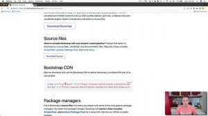 55. Downloading Bootstrap 4