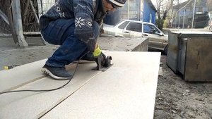 Оказывается ДСП можно резать болгаркой
