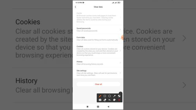 How to browser all data clear on redmi note 8 смотреть онлайн
