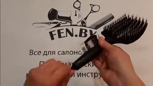 Щетка для волос Olivia Garden FingerBrush FB Comba large широкая смотреть онлайн