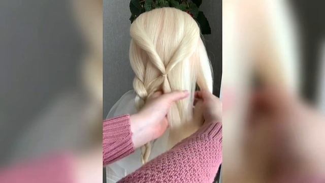 Легкая и быстрая причёска на 1 сентября на длинные волосы. Видео-урок по прическе. Прическа в школу смотреть онлайн