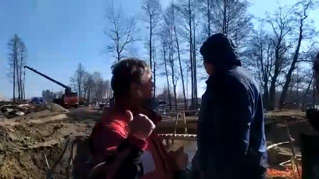 Спасение СНТ "Фрязево" от потопа. Конфликт с рабочими. Весна 2021 года смотреть онлайн