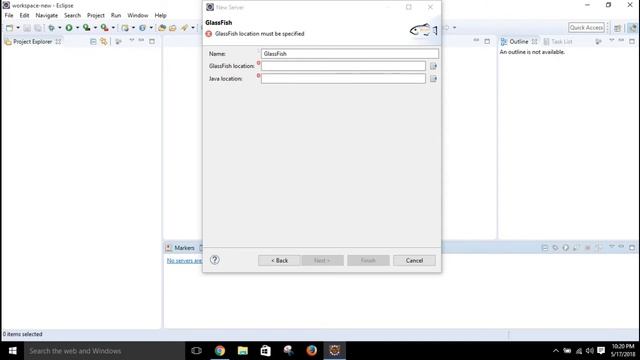 Eclipse J2ee + Glassfish 5 setup смотреть онлайн