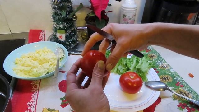 ОБЪЕДЕНСКАЯ ЗАКУСКА: помидоры с сыром, яйцом и чесноком,объеденская закуска