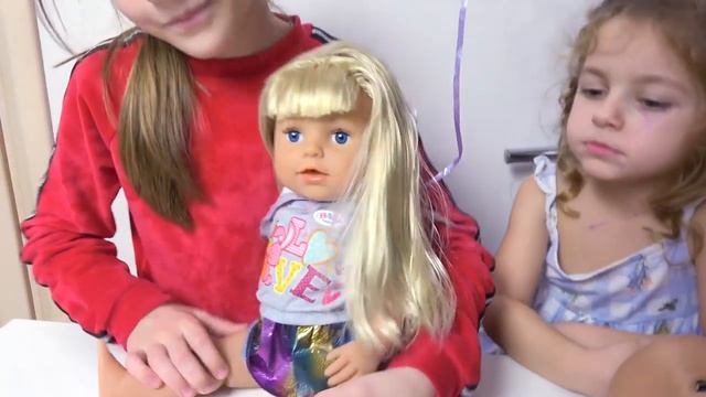 НОВЫЙ БЕБИ БОН СЕСТРИЧКА нежное прикосновение (Baby Born Sister soft touch) Обзор куклы смотреть онлайн