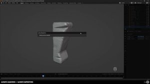 4.2. Работа с аддоном Retopoflow, Forge AAA Weapons in Blender