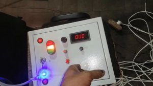 калорифер + теплообменник на отработанном масле.