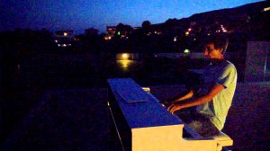 Night Piano in the Mountains