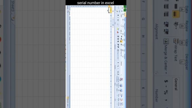 serial number in excel #excelgyan #computer #exceltech #smartexcel #excelfunction #excelformula