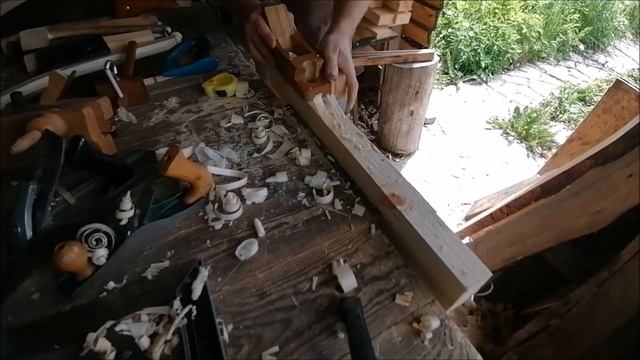 Шпунтованные доски своими руками.Федергобель из обыкновенного рубанка. смотреть онлайн