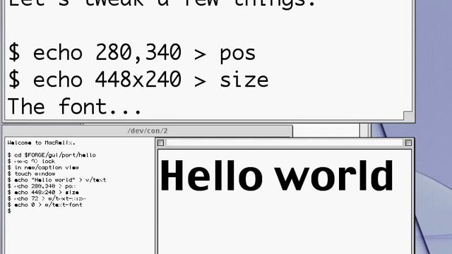 FORGE:  Hello World