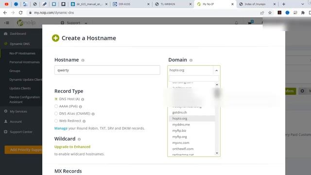 Получение доменного имени DDNS смотреть онлайн