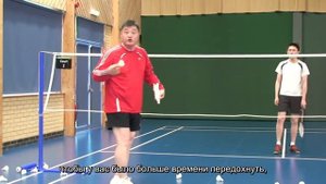 Повторяй за Ли. Бадминтон (2). Атака стрелой 2-6 (Движение ног)