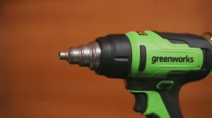Строительный фен аккумуляторный Greenworks G24HG, 24В (арт 3400207)