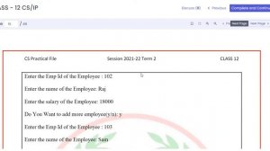 How to Create CS and IP practical and project file for class 11 and 12