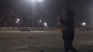 Дрифт на халяву. Красноярск о. Татышев.