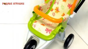 Прогулочная 3-х колесная коляска для кукол Полесье