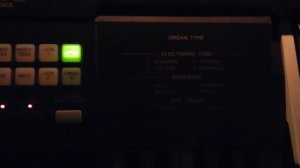 Nikon L830 Camera Test On Technics GA3 Organ  With Organ lights Only