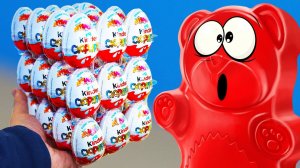 Вскрыл новый ящик киндер сюрпризов (6 штук)