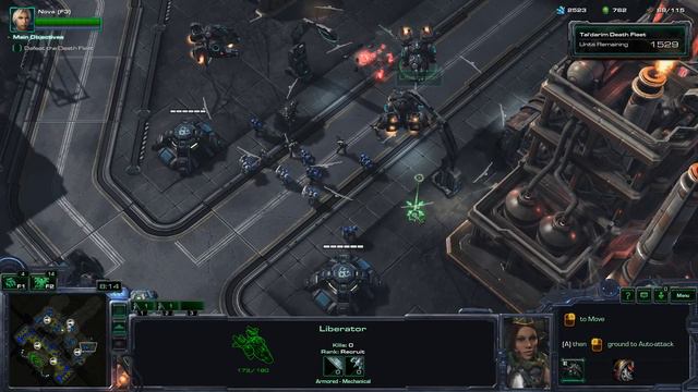 Starcraft 2: Nova Covert Ops - Mission Pack 3-2- Dark Skies - Tal'darim Death Fleet - Ji'nara смотреть онлайн