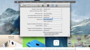 Changer sa page d'accueil Safari - Mac
