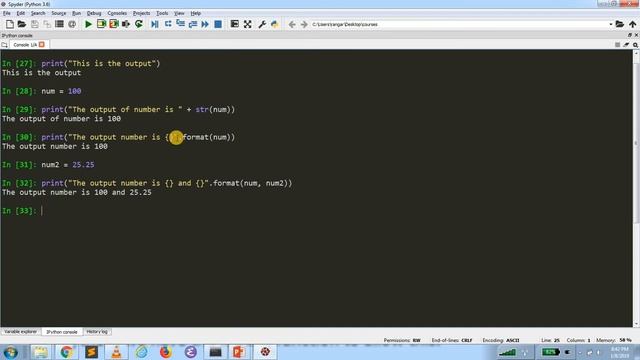Python Basics - Python Output