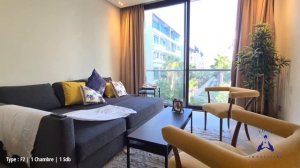 Luxueux studio avec une vue sur mer à Ain Diab, Casablanca | Edna. Tour شقة حديثة مطلة على البحر