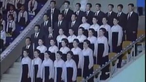 North Korea anthem singing children Северная Корея детей пению гимна
