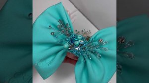 Бант-заколка с брошкой Elen_access