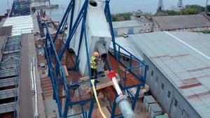 Ванты - установка на новом мосту через Зею