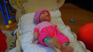 Кроватка для куклы беби бон. Игрушки для детей. Собираем кроватку для куклы.