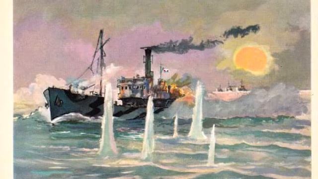 Фрагмент интервью Б.Н. Векшина о неравном бое корабля СКР-12 «Туман» смотреть онлайн