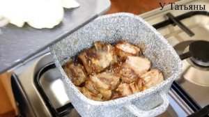 Жаркое из свинины / Жаркое по-домашнему / Жаркое рецепт/ Соус