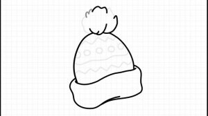 Как нарисовать шапку \\ Зимние рисунки // How to draw a hat \\ Winter drawings