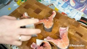 Стейки из форели на сковороде ?? простой рецепт ??надо попробовать ????