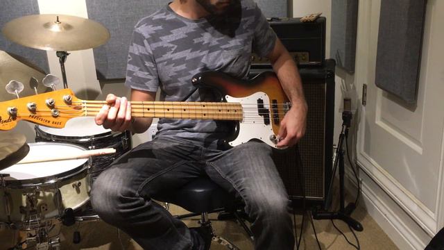 Vintage 1976 Fender Precision Bass Left Handed Lefty P-Bass 1970's PJ Sunburst Maple Fretboard смотреть онлайн