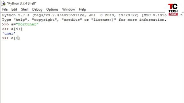 String Slicing in Python | String Manipulation Class 11 cbse | Python for Class 11 cbse | #33