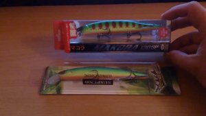 Воблер Strike Pro Montero 130sp и  Lucky John Makora 130SP