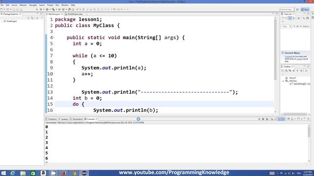 Java Tutorial For Beginners 12 - The do-while Statements (do-while Loops)