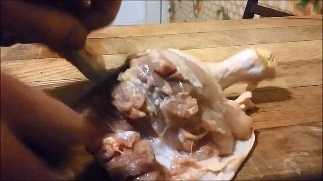 Куриные ножки в духовке. Фаршированные грибами и сыром.