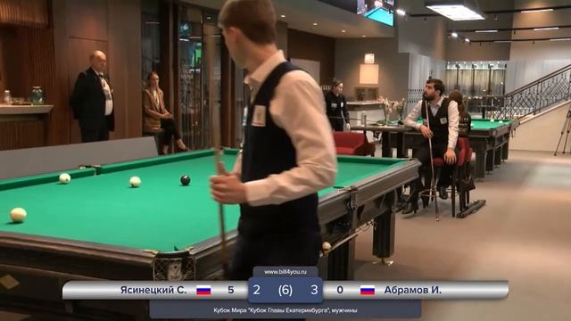 Стол 1 | Ясинецкий С. - Абрамов И. | Кубок Главы Екатеринбурга | 2023 г. смотреть онлайн