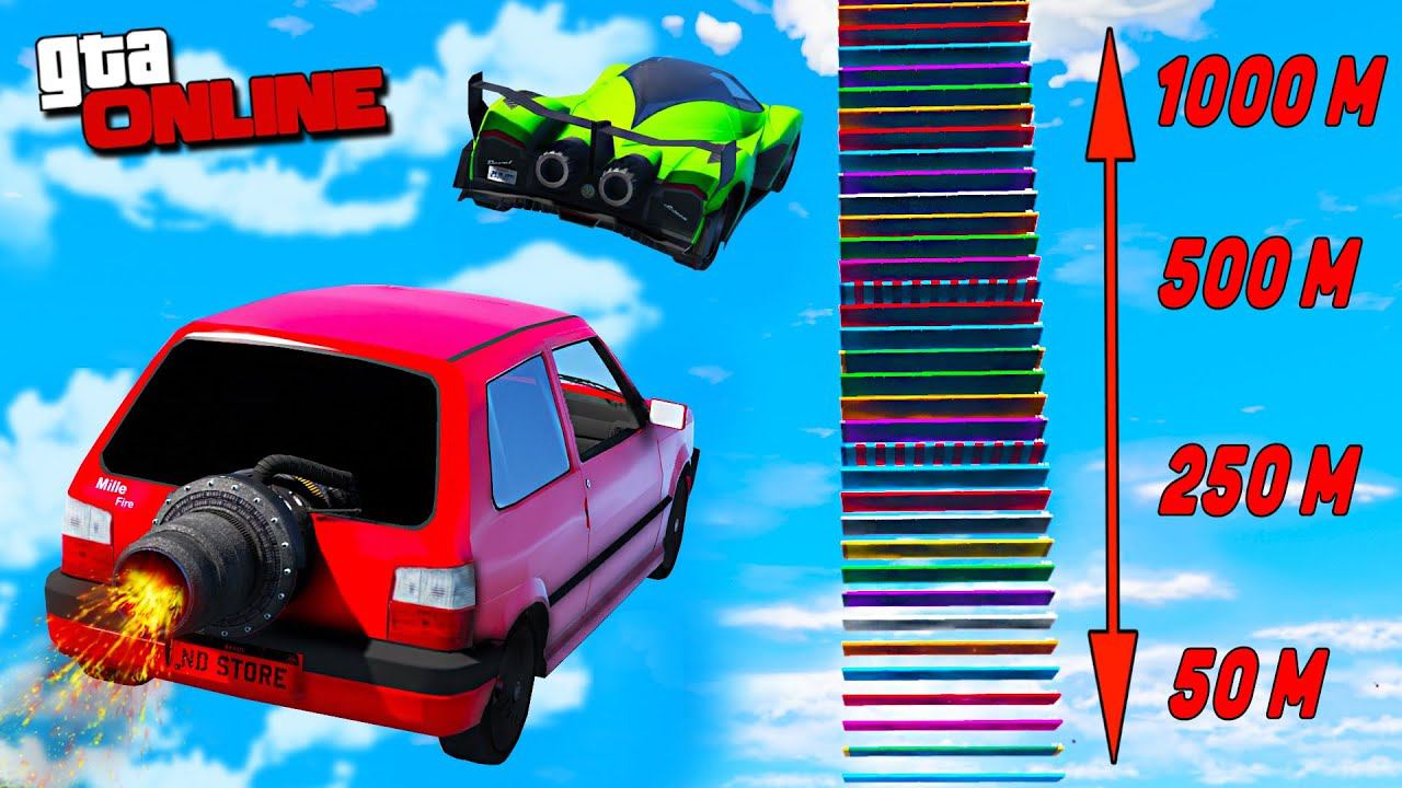 КАК ВЫСОКО В НЕБО УЛЕТИТ ЧИТ ТАЧКА В ГТА 5 МОДЫ! ПРЫЖКИ В ВЫСОТУ В GTA 5! ОБЗОР МОДА В GTA 5! смотреть онлайн