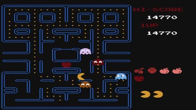 Пакман Pac-Man 1980 Игры Денди( Аркадные автоматы, Atari 2600) Геймплей.