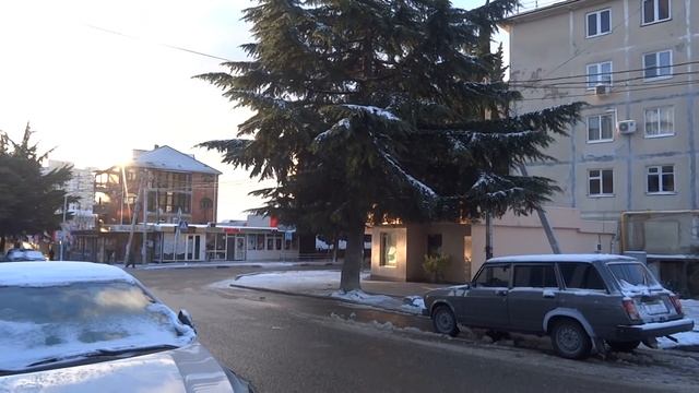 Метель в декабре, погода в Сочи и Лазаревском. 17 декабря 2016 смотреть онлайн