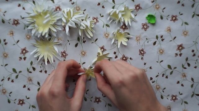 Как сделать хризантему из фоамирана без молда, хризантема из фоамирана DIY Foamiran Chrysanthemum