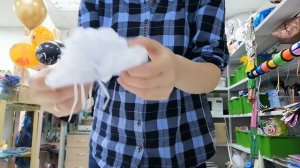 Крафтовый букет из воздушных шаров! Craft bouquet of balloons!