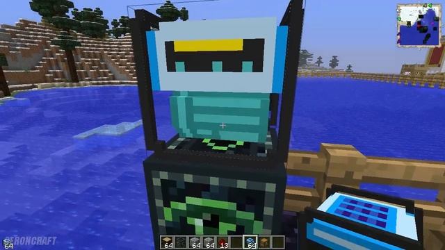 Ender Quarry из мода Extra Utilities - Обзор модов на Minecraft смотреть онлайн