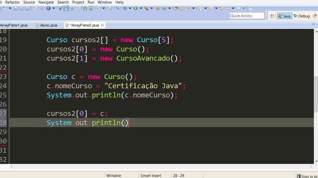 38 - Certificação Java (Array de referência a objetos) смотреть онлайн