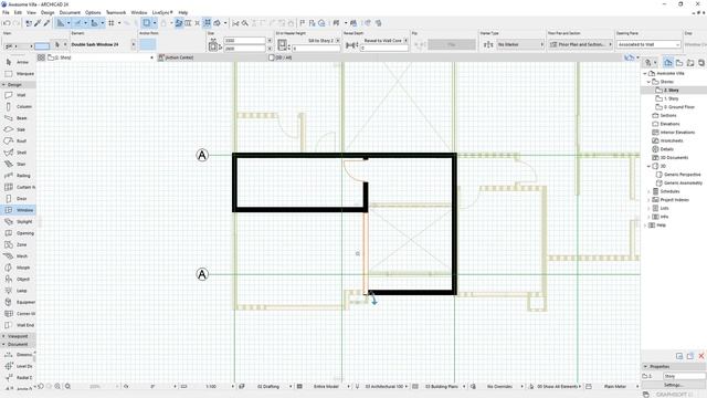 Archicad Tutorial - House modeling G+1+P смотреть онлайн
